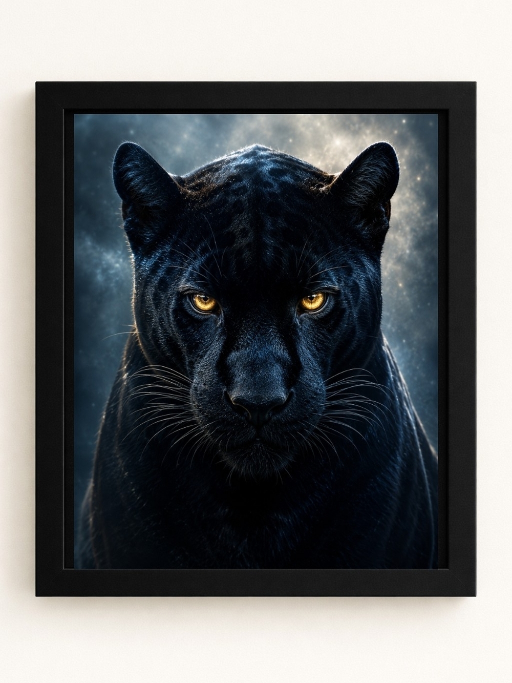 Black Panther A.I. Art Print - 8x10 Framed